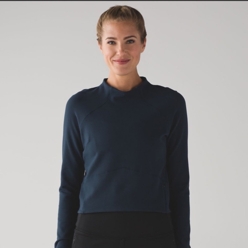 Lululemon Mock Neck Crop Top